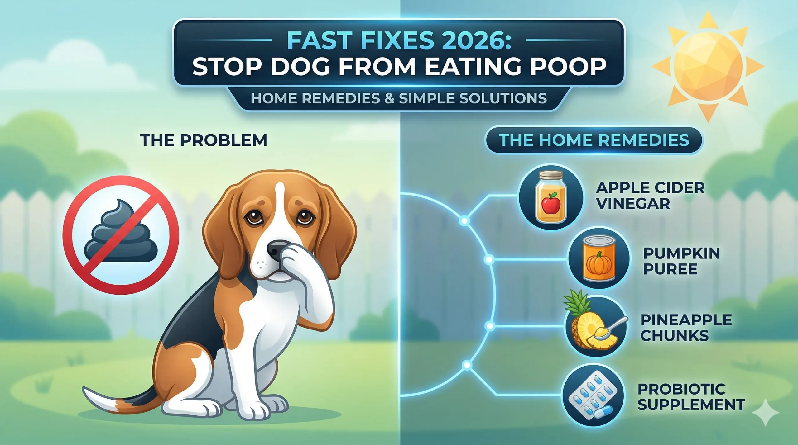 how to stop dog from eating poop home remedies